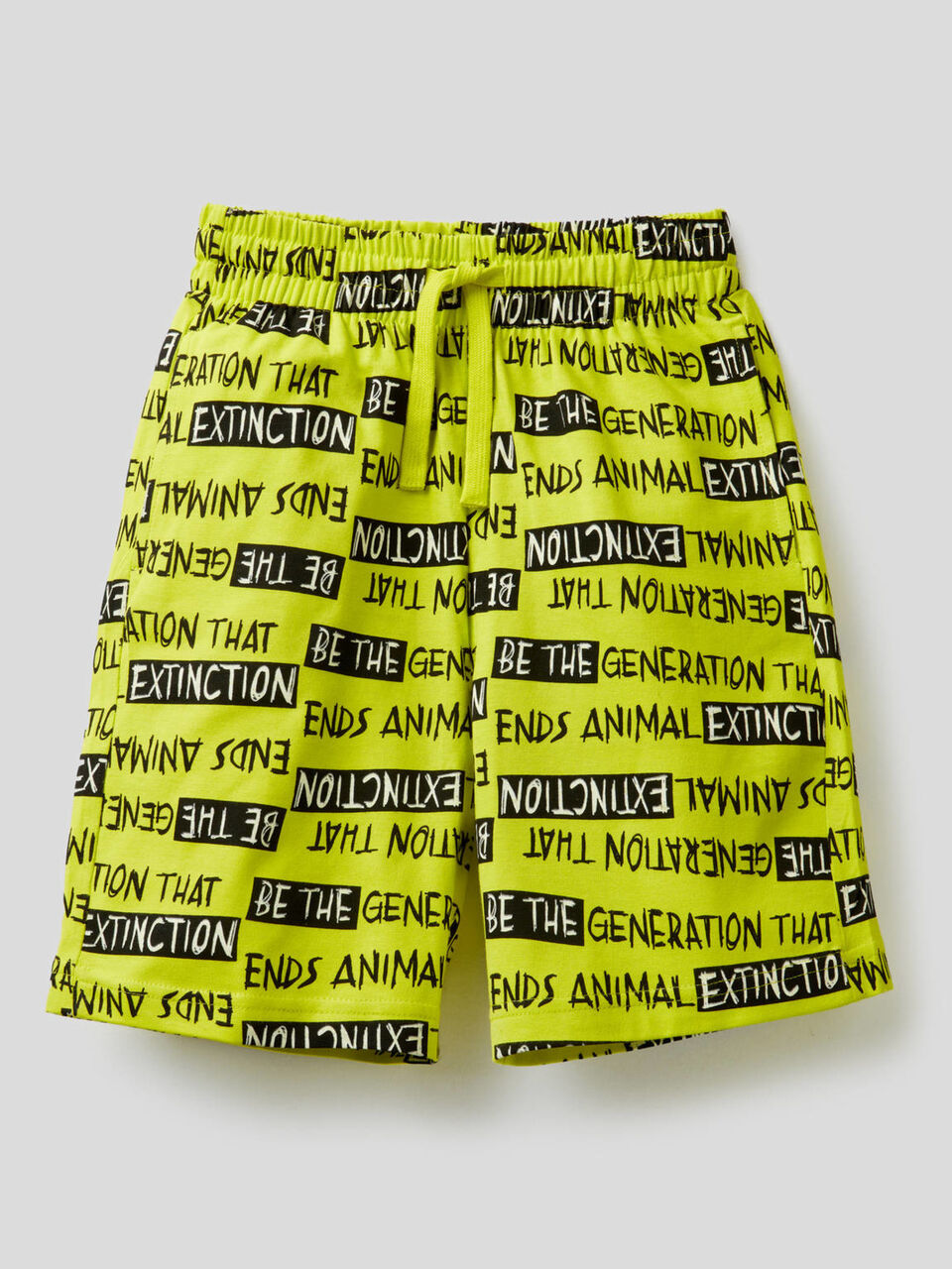 Printed 100% cotton bermudas image number 1