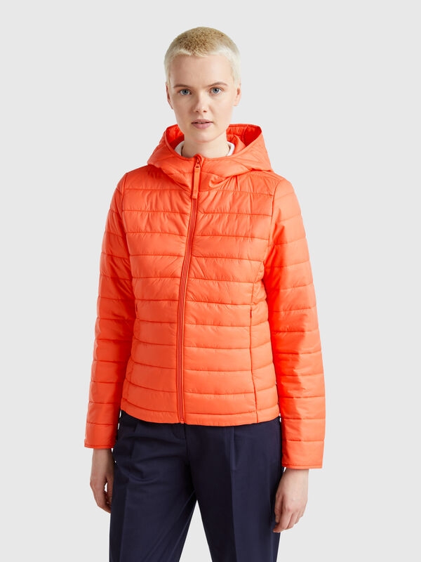 Sleeveless slim fit jacket with padding Women