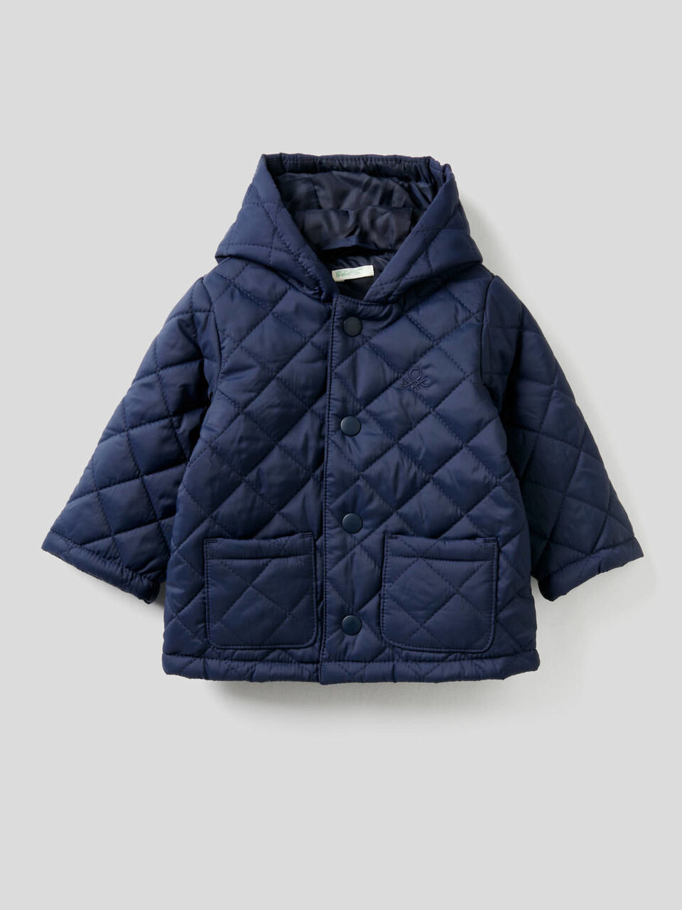Quilted jacket with hood image number 1