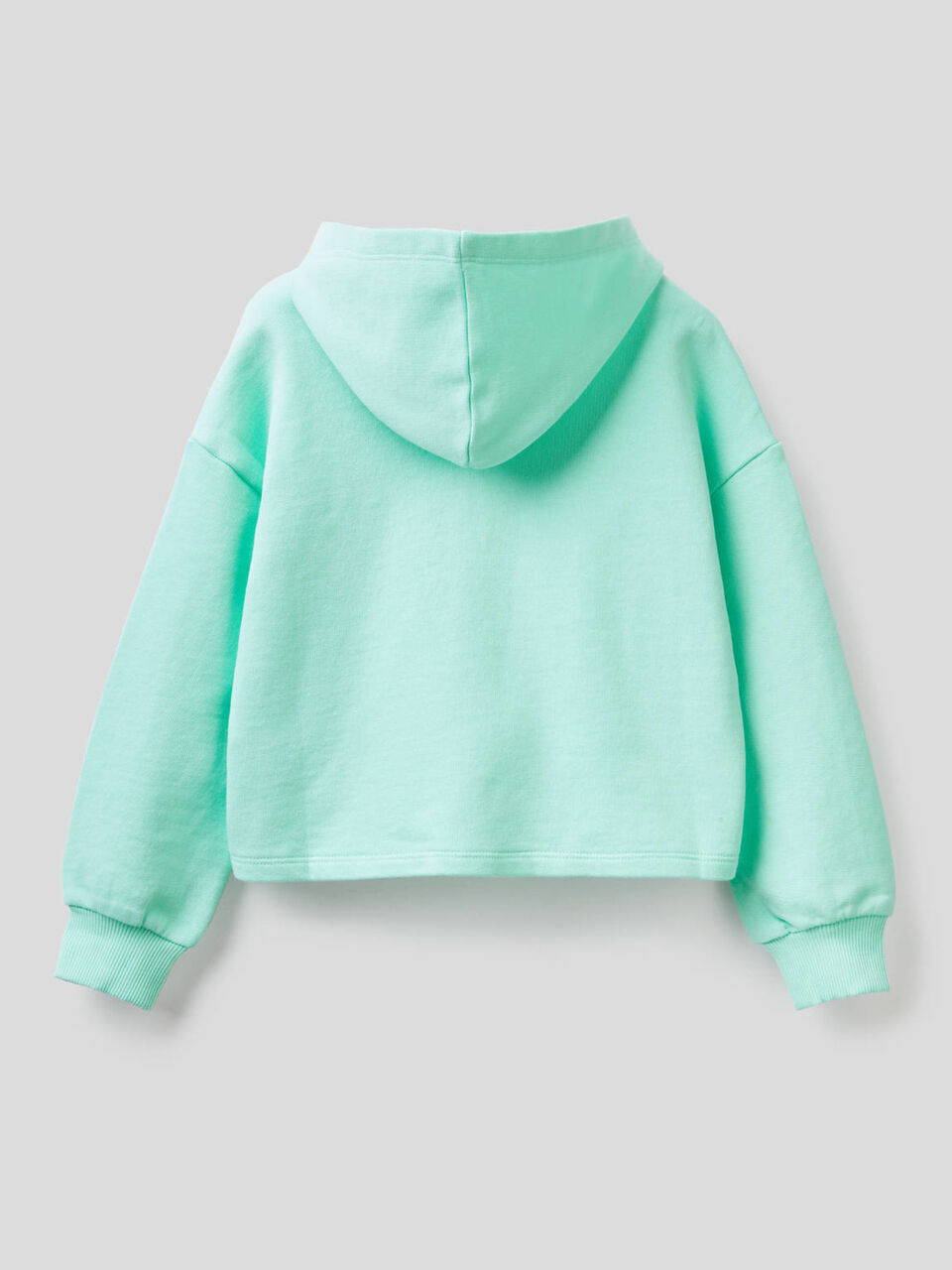 Sweatshirt in cotton with embroidered logo image number 2