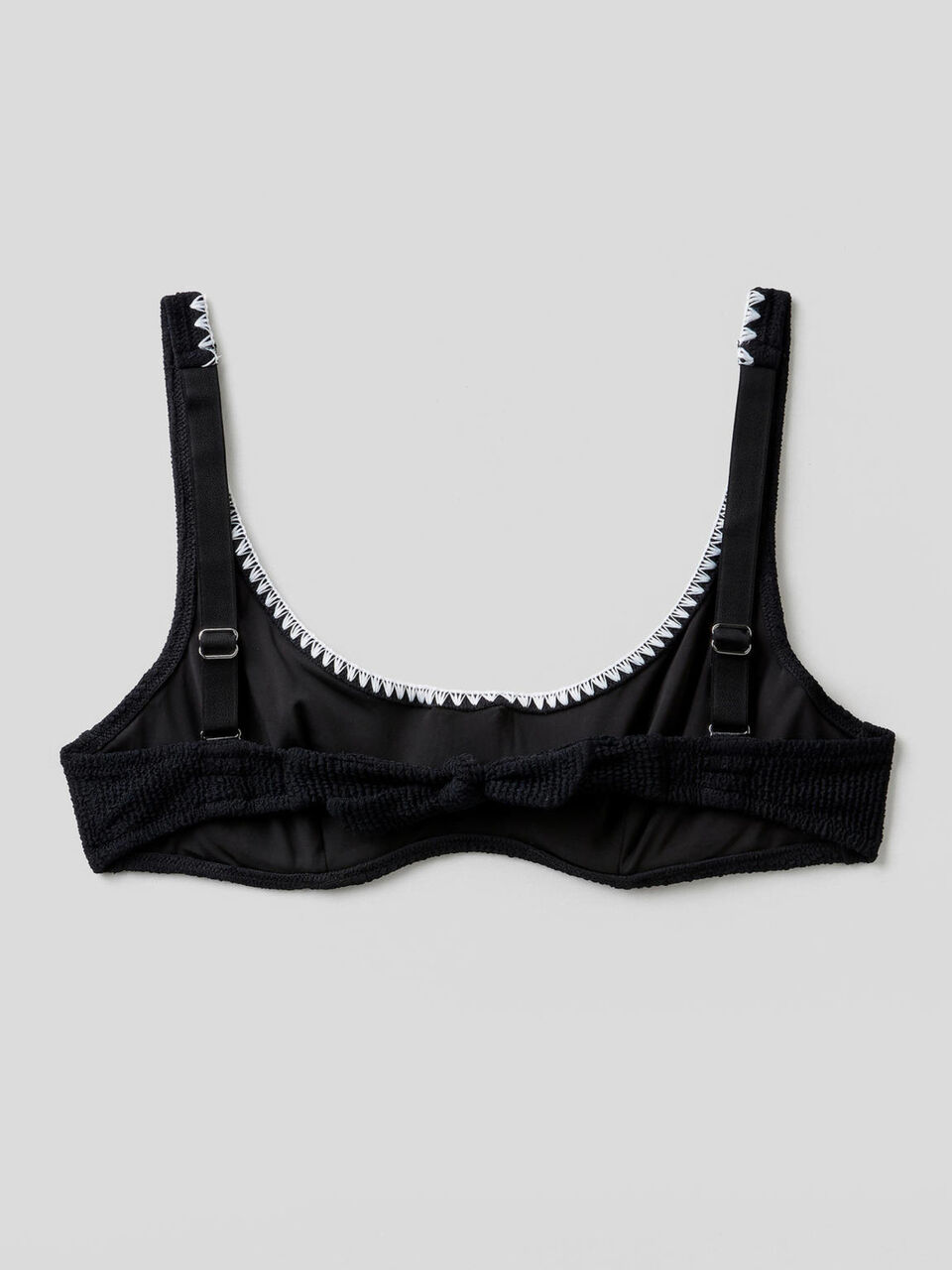 Bikini top with clashing embroidery image number 2
