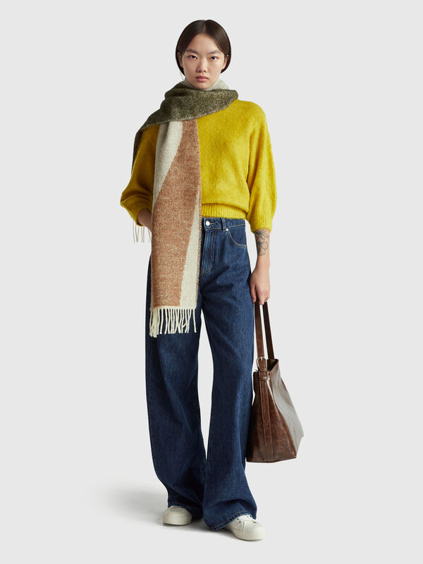 Warm short sleeve sweater Women