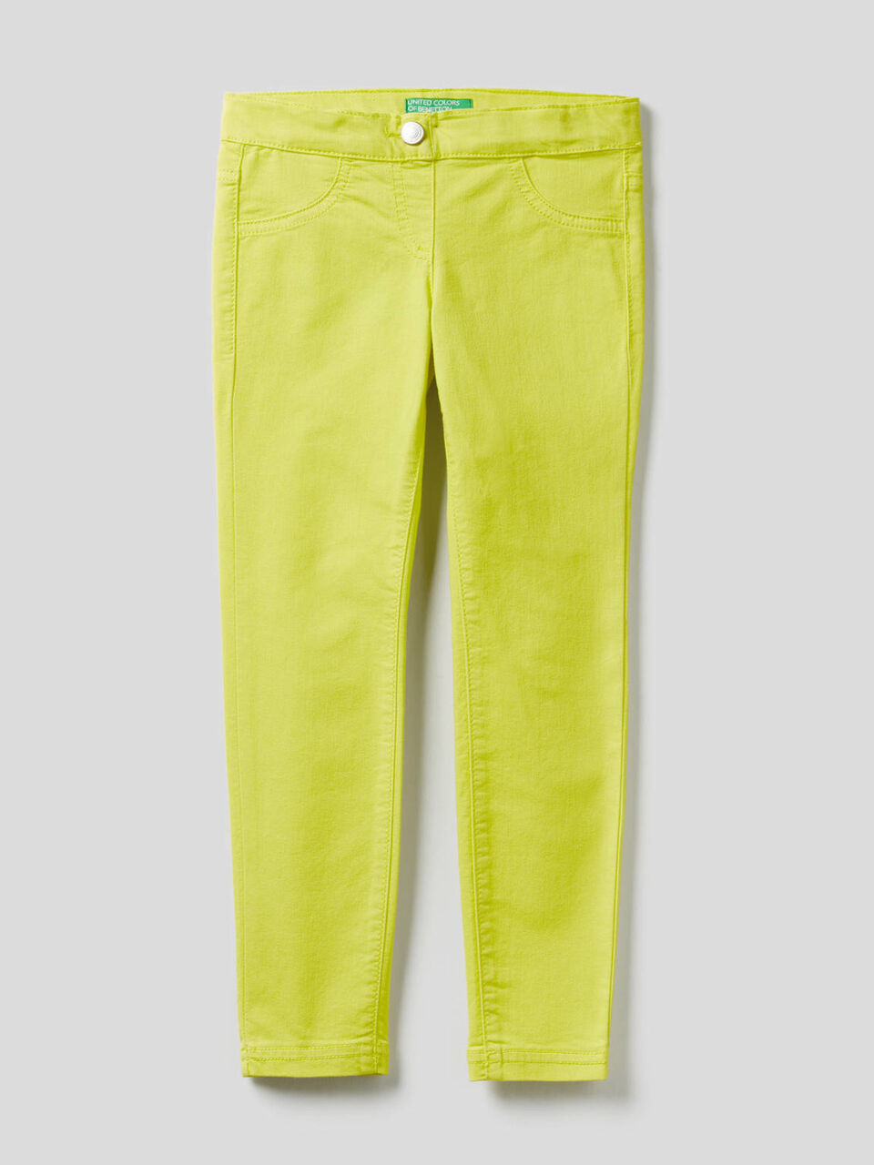 Twill trousers in stretch cotton blend. image number 1