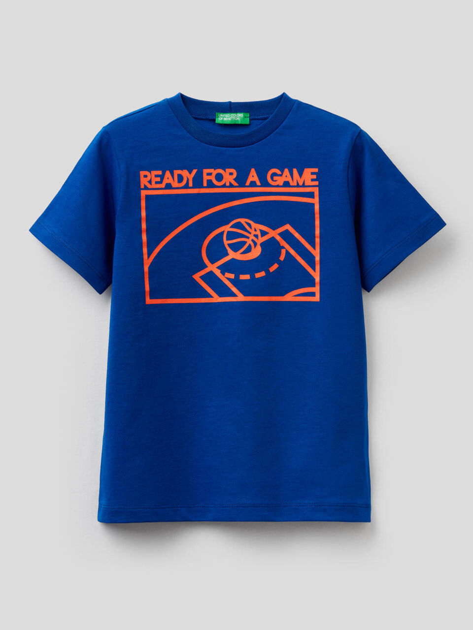 Pure cotton t-shirt with print image number 1