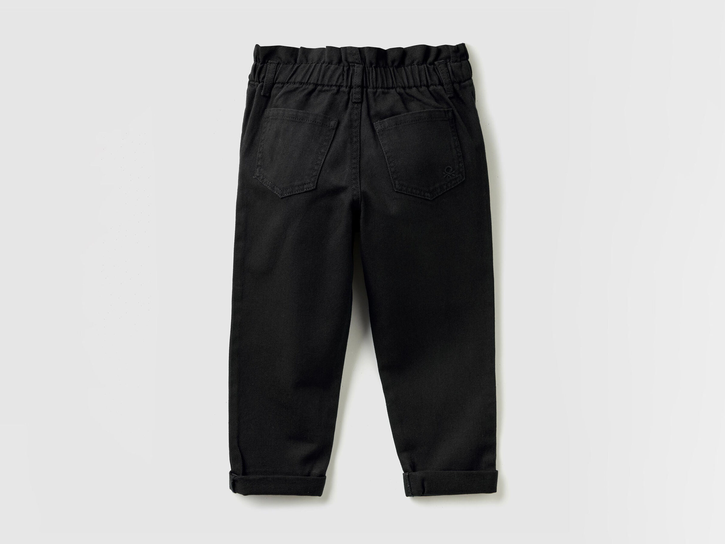 Paperbag trousers in twill image number null