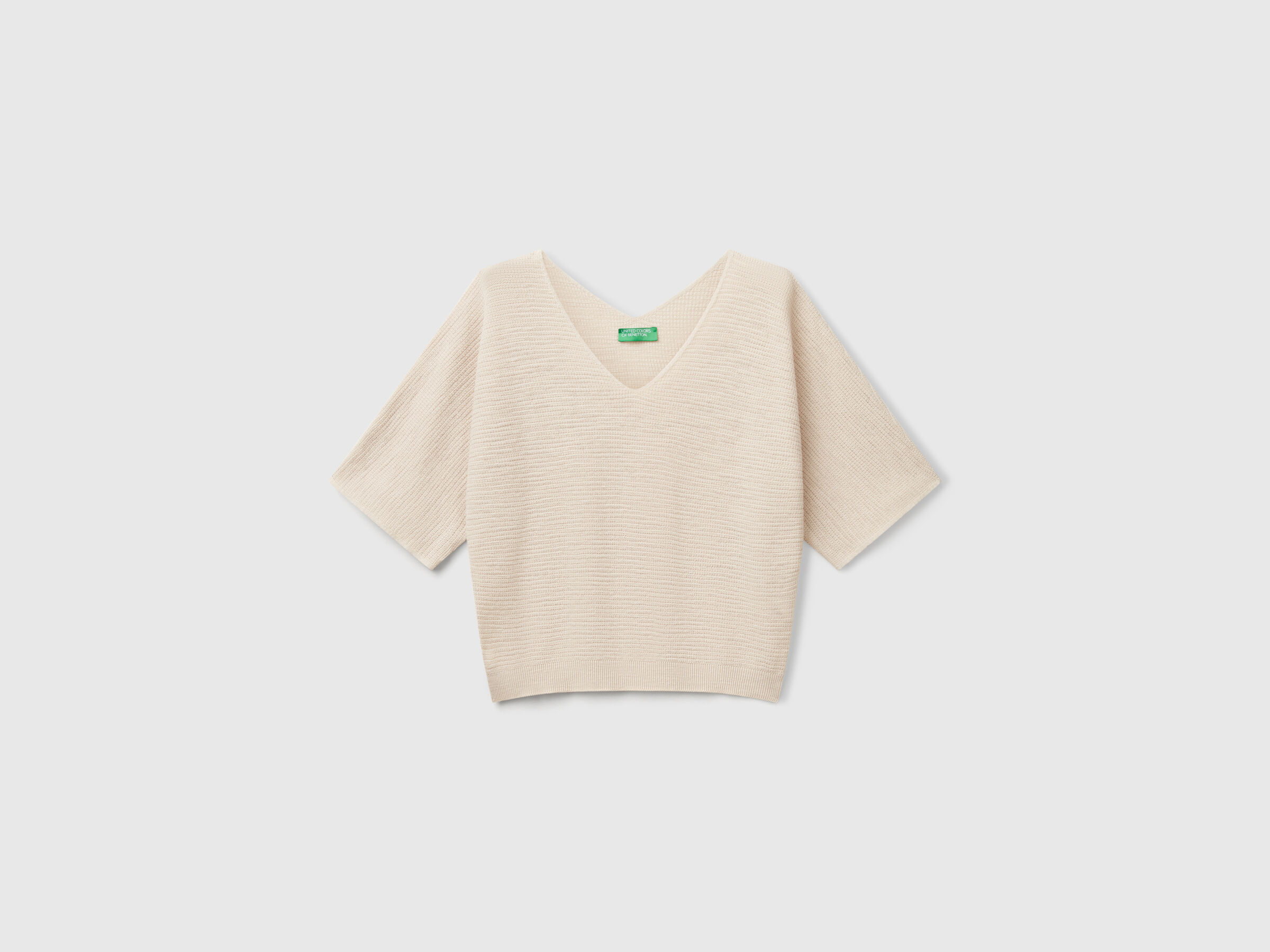 V NECK SWEATER H/S Women image number 4