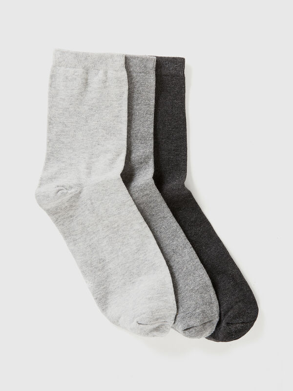 Three pairs of short socks