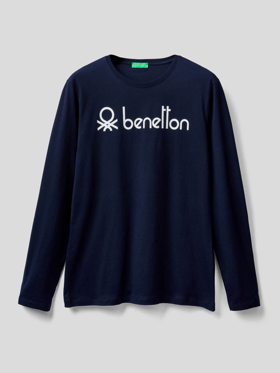 Long sleeve t-shirt with logo print image number 1