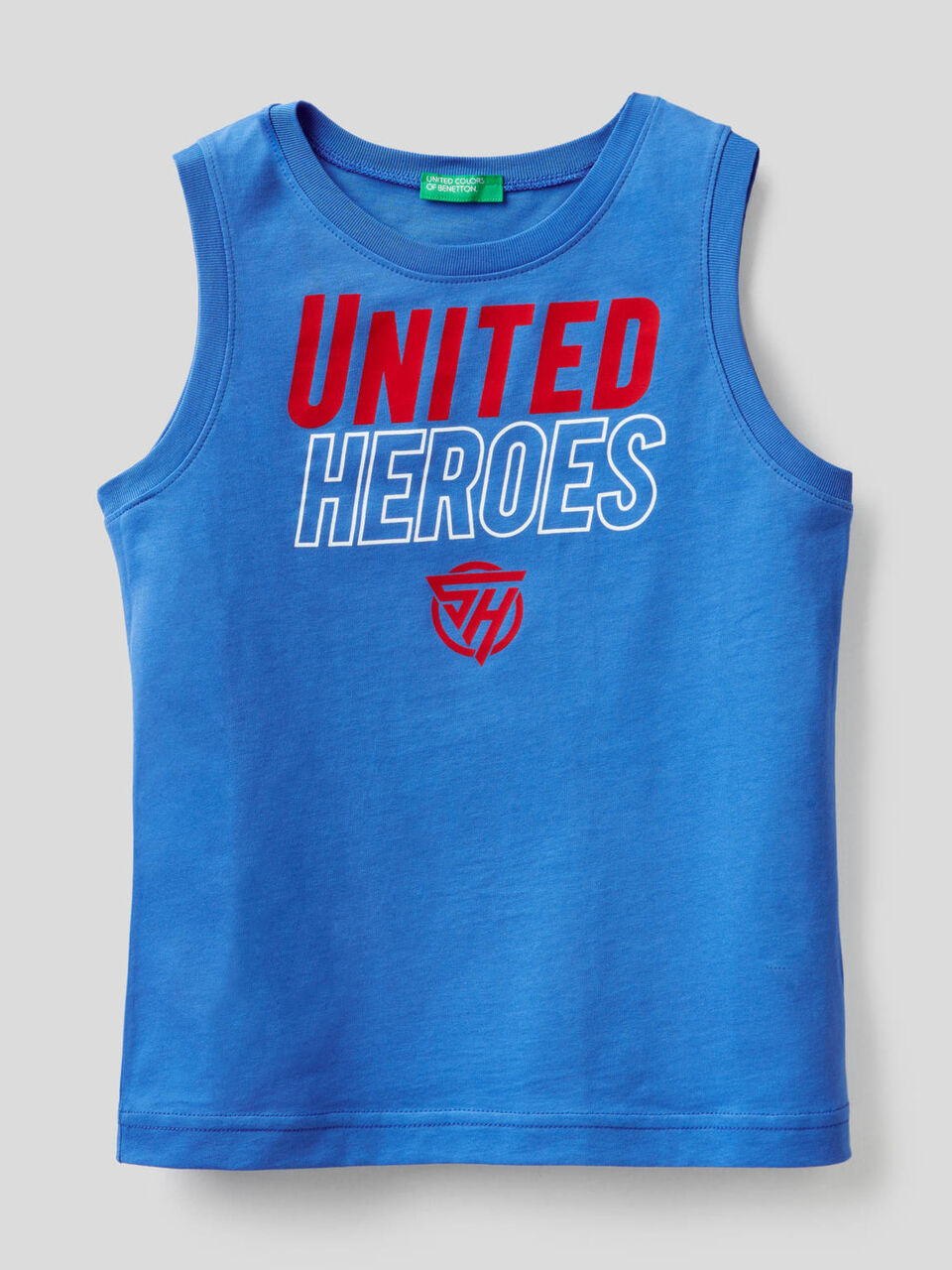 Sleeveless t-shirt with print image number 1