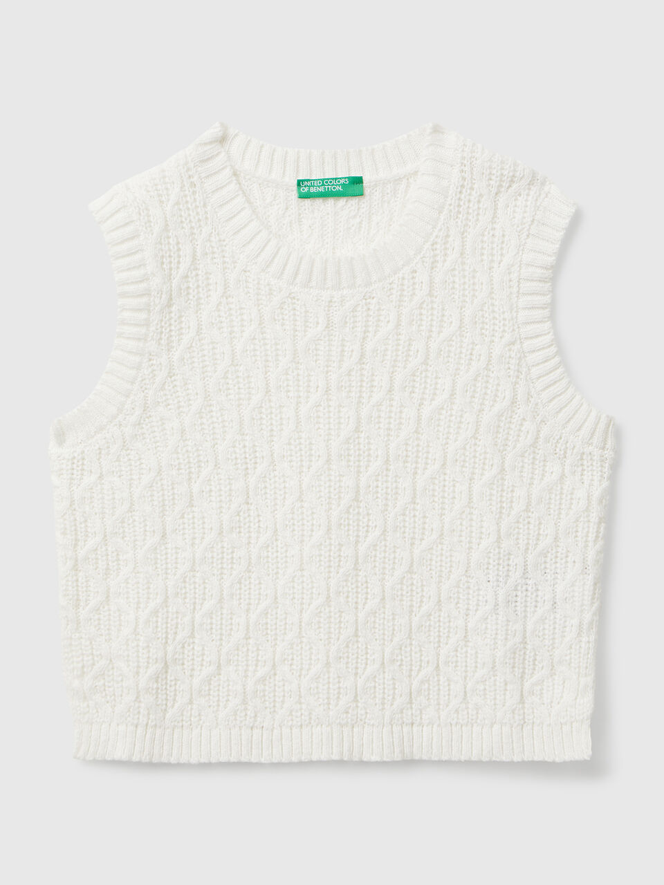 SLEEVELESS SWEATER Junior Girl image number 1