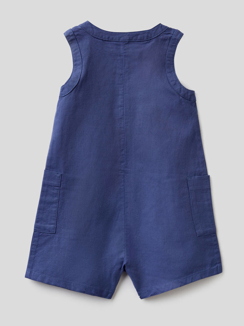 Linen blend onesie image number 2
