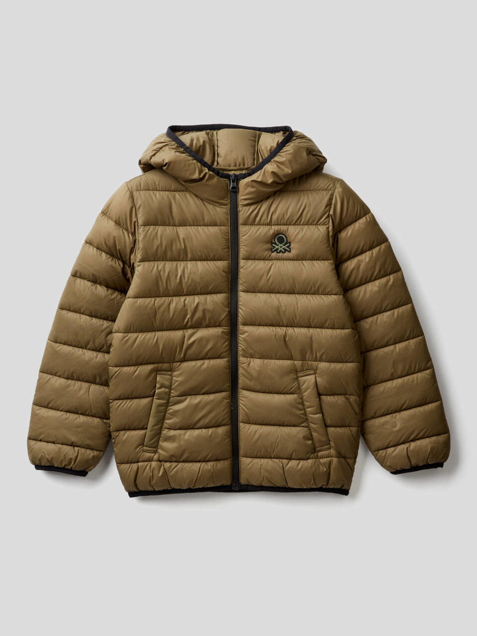 Padded jacket with hood image number 1