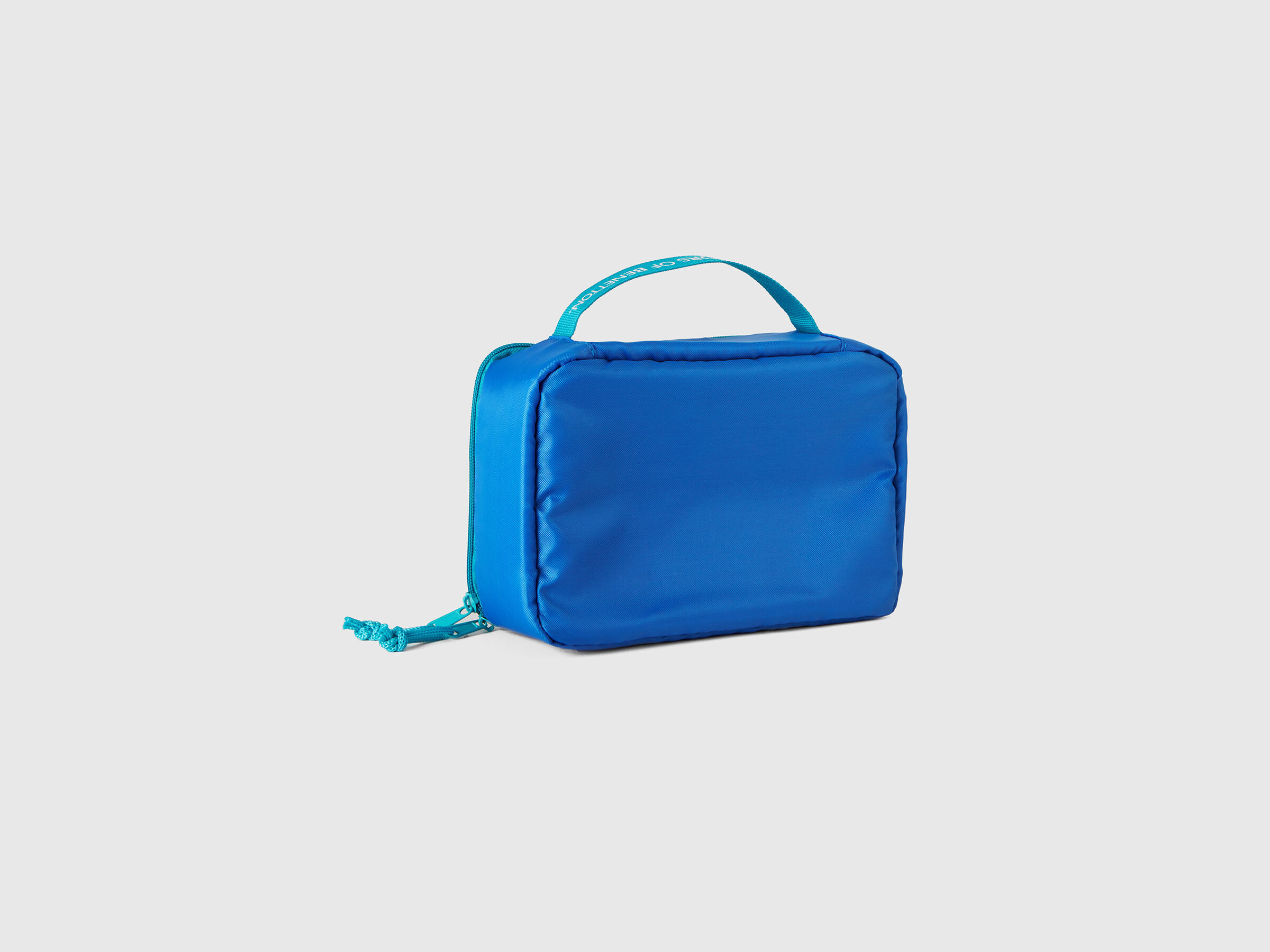 Blue travel toiletry bag with hook image number 1