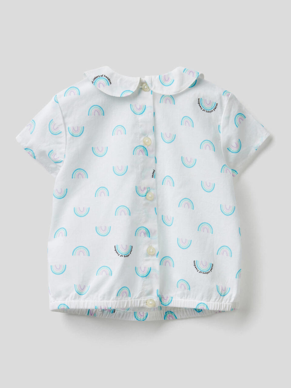 Printed pure cotton blouse image number 2
