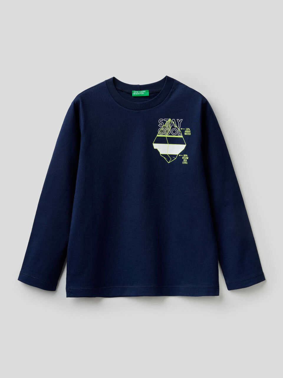 Long sleeve organic cotton t-shirt image number 1