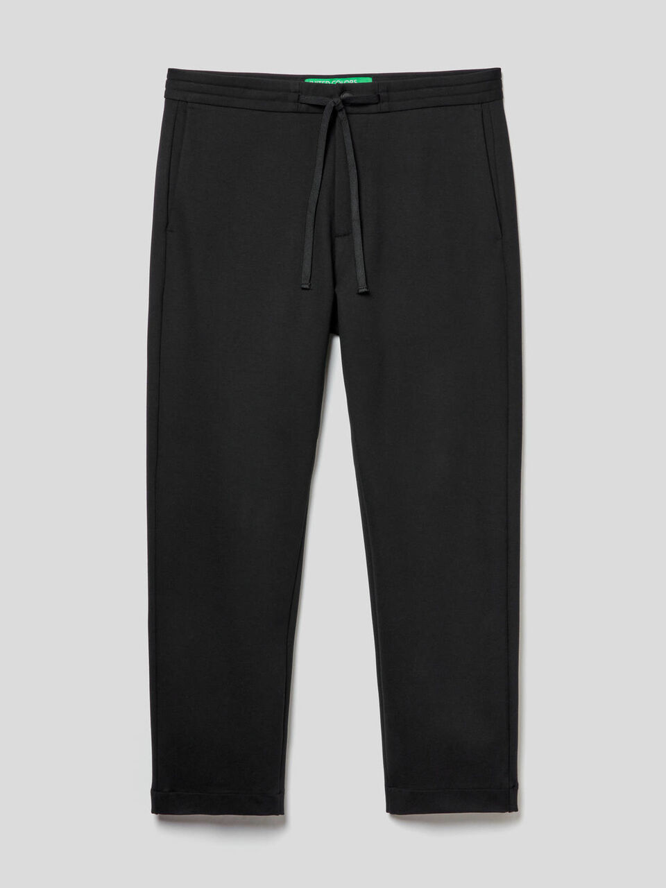 Trousers with drawstring Men image number 1