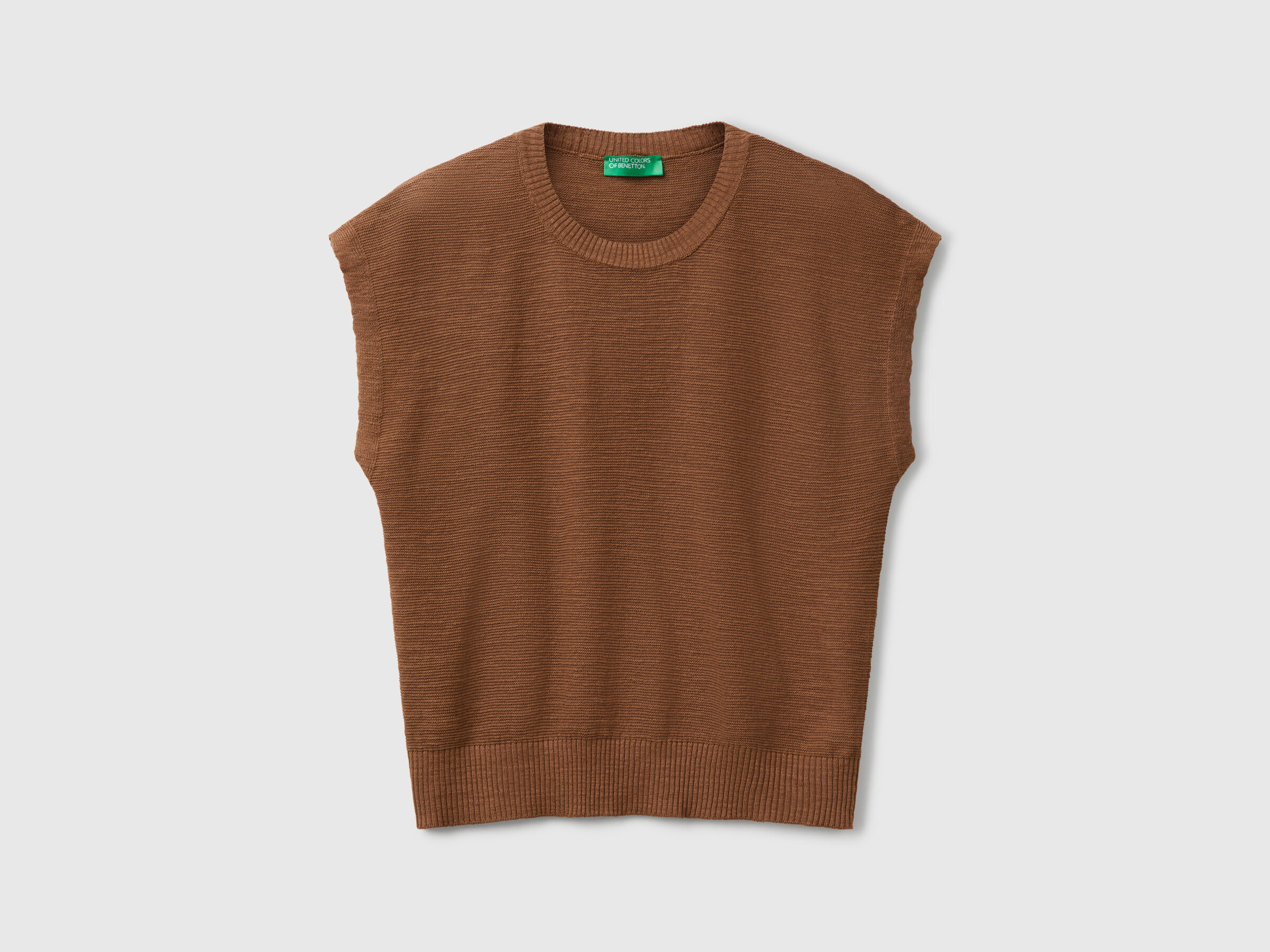 SLEEVELESS SWEATER Women image number 3
