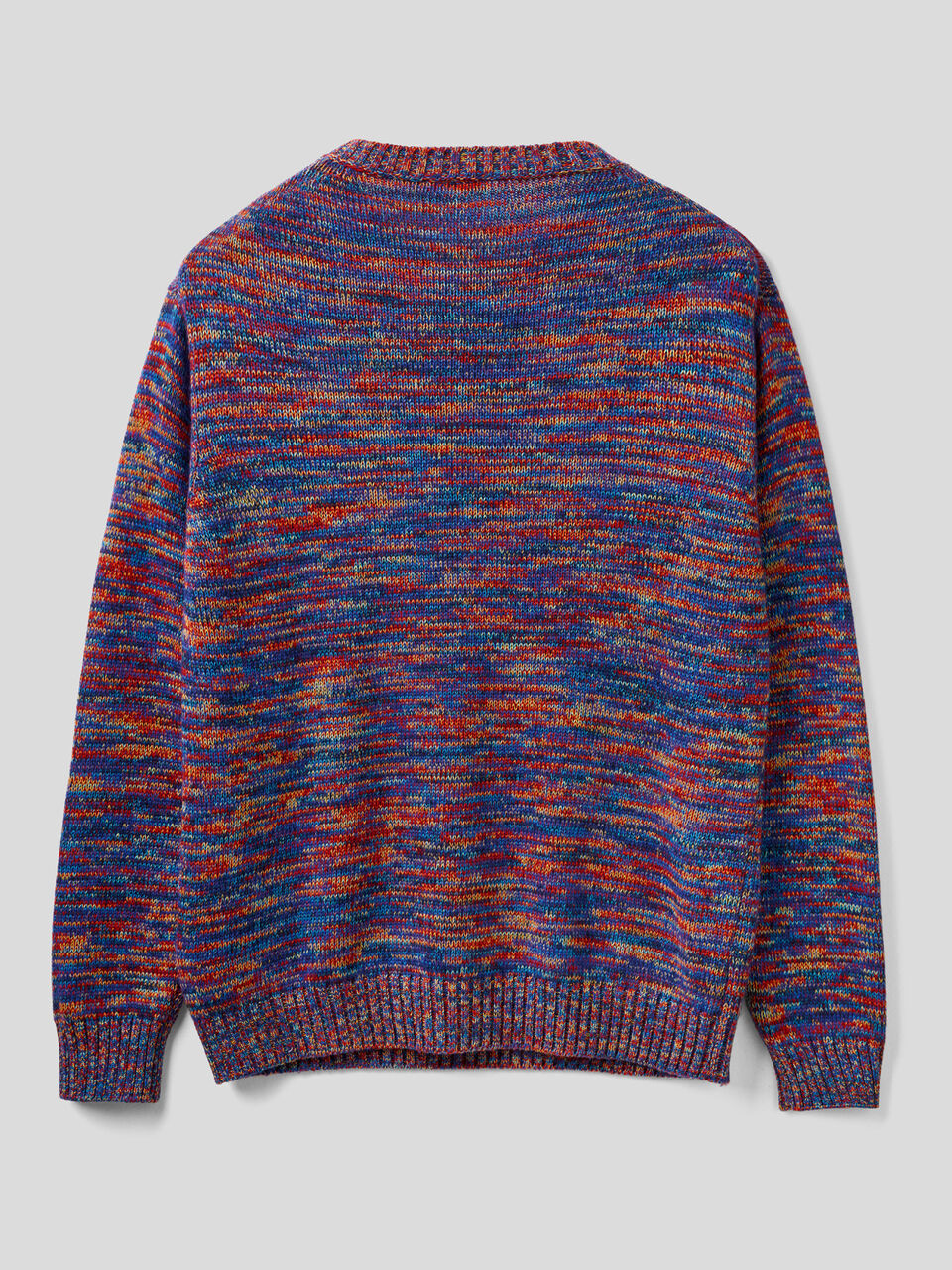 Multicolor tricot melange sweater image number 2