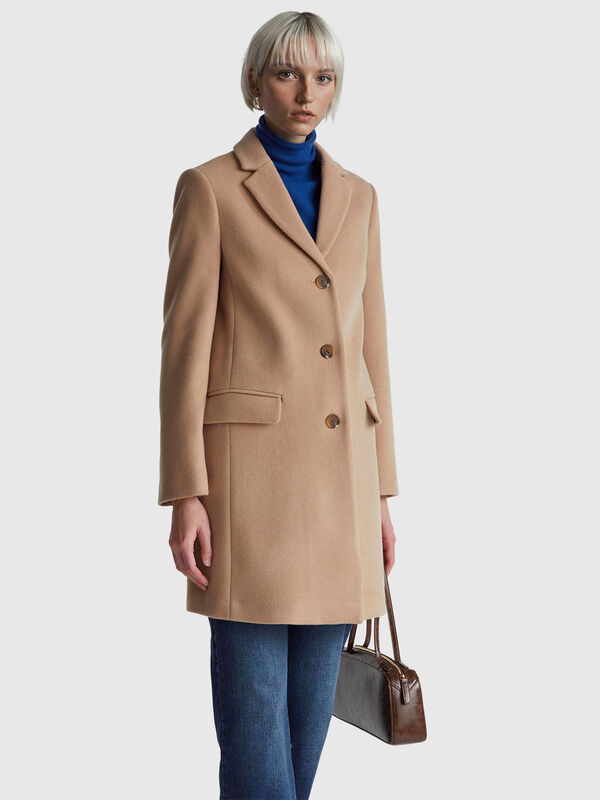 Wool blend coat Women