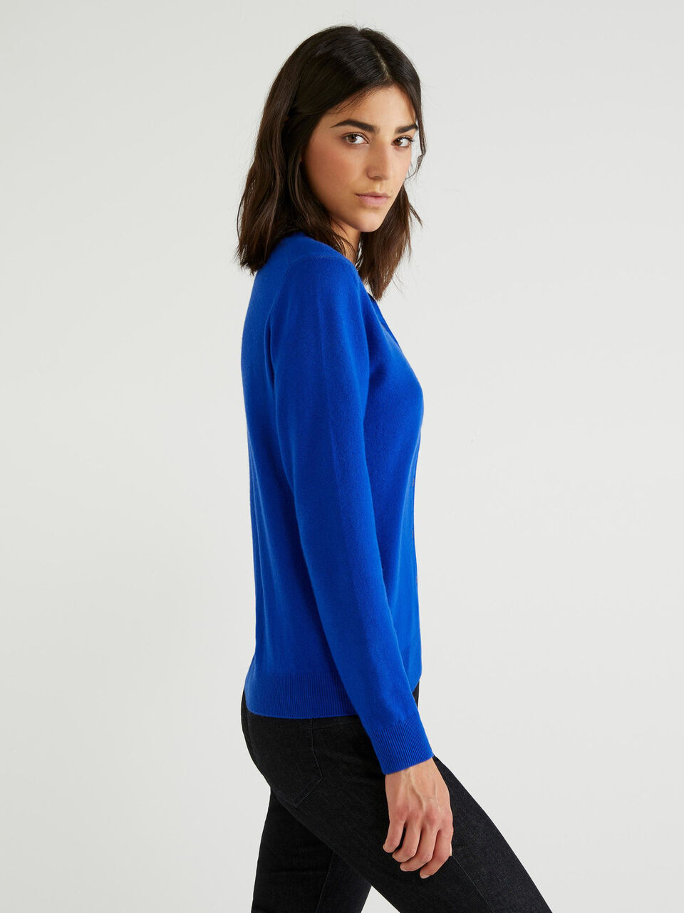 benetton merino wool cardigan