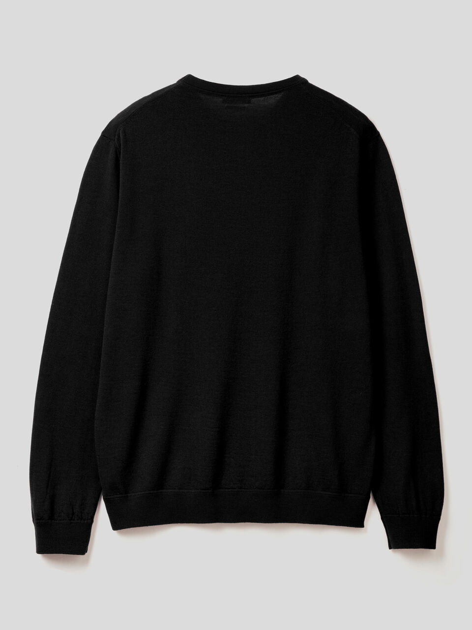 Crew neck sweater in pure virgin wool image number 2