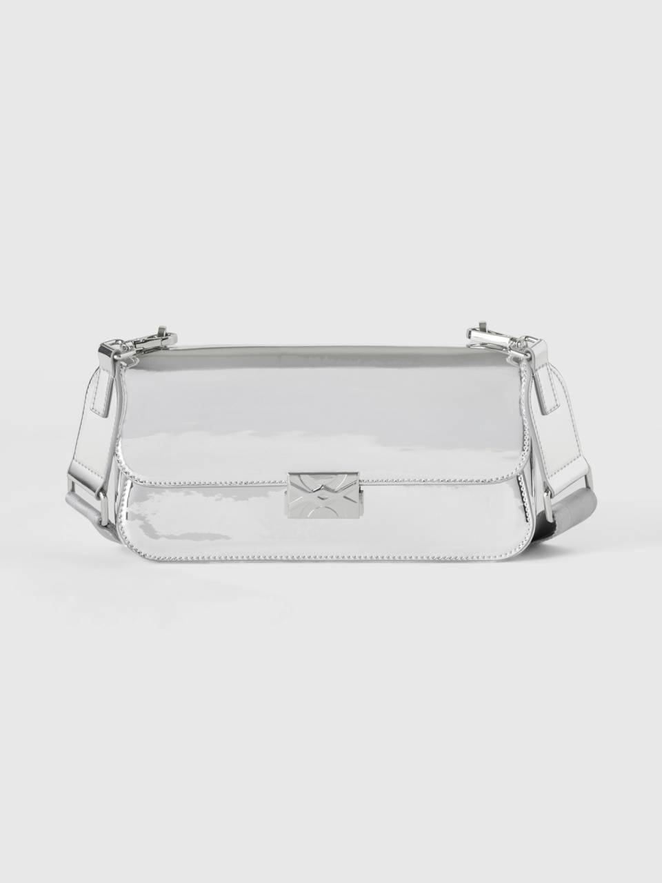 Metallic hot sale silver bag