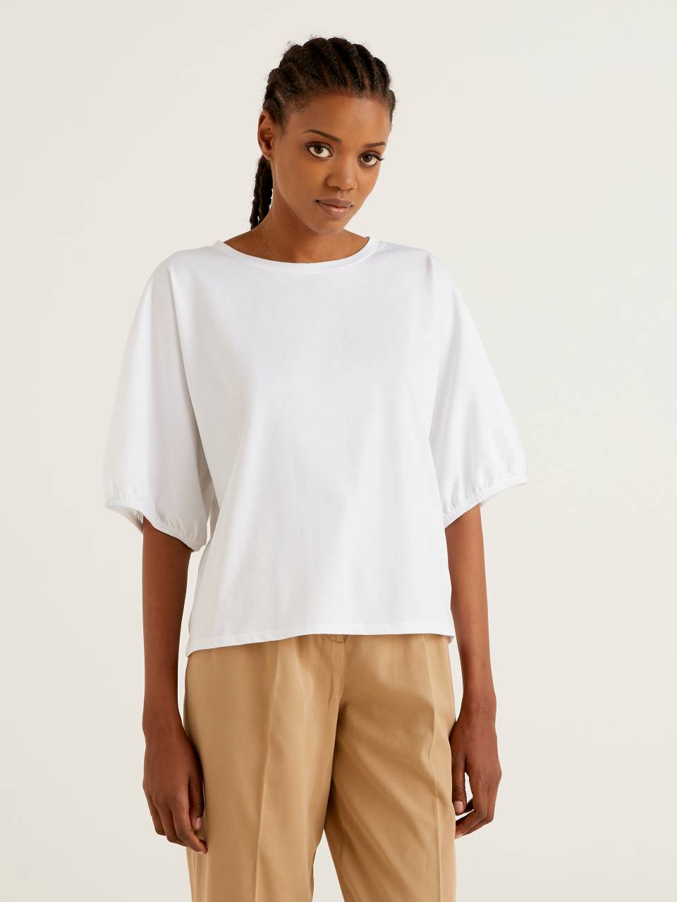 Benetton Kimono sleeve t shirt 3I6AD101J 101