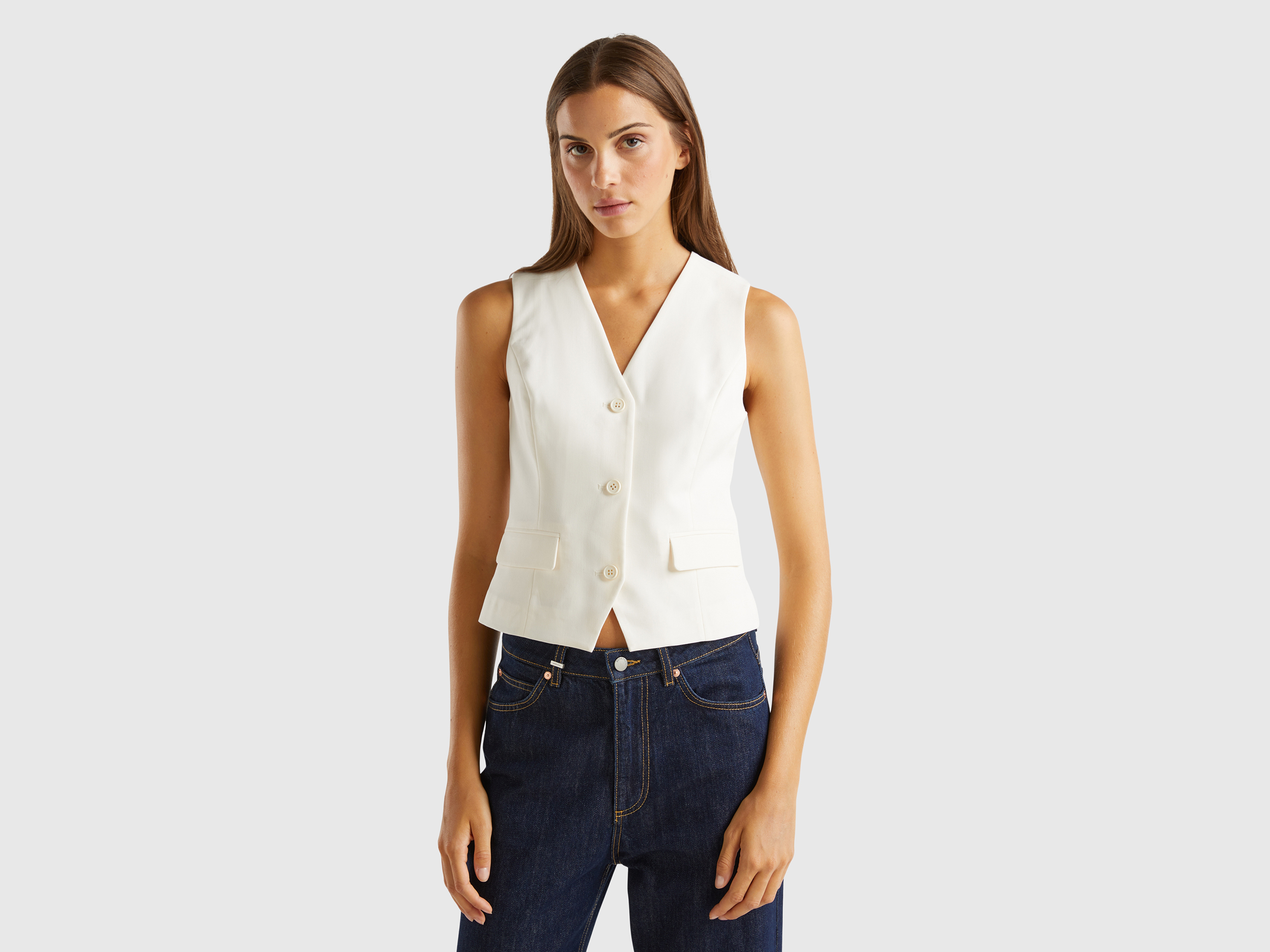 Women s Vests Sleeveless Jackets New Collection 2024 Benetton