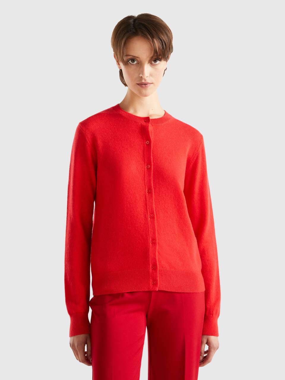 Red cardigan 2024