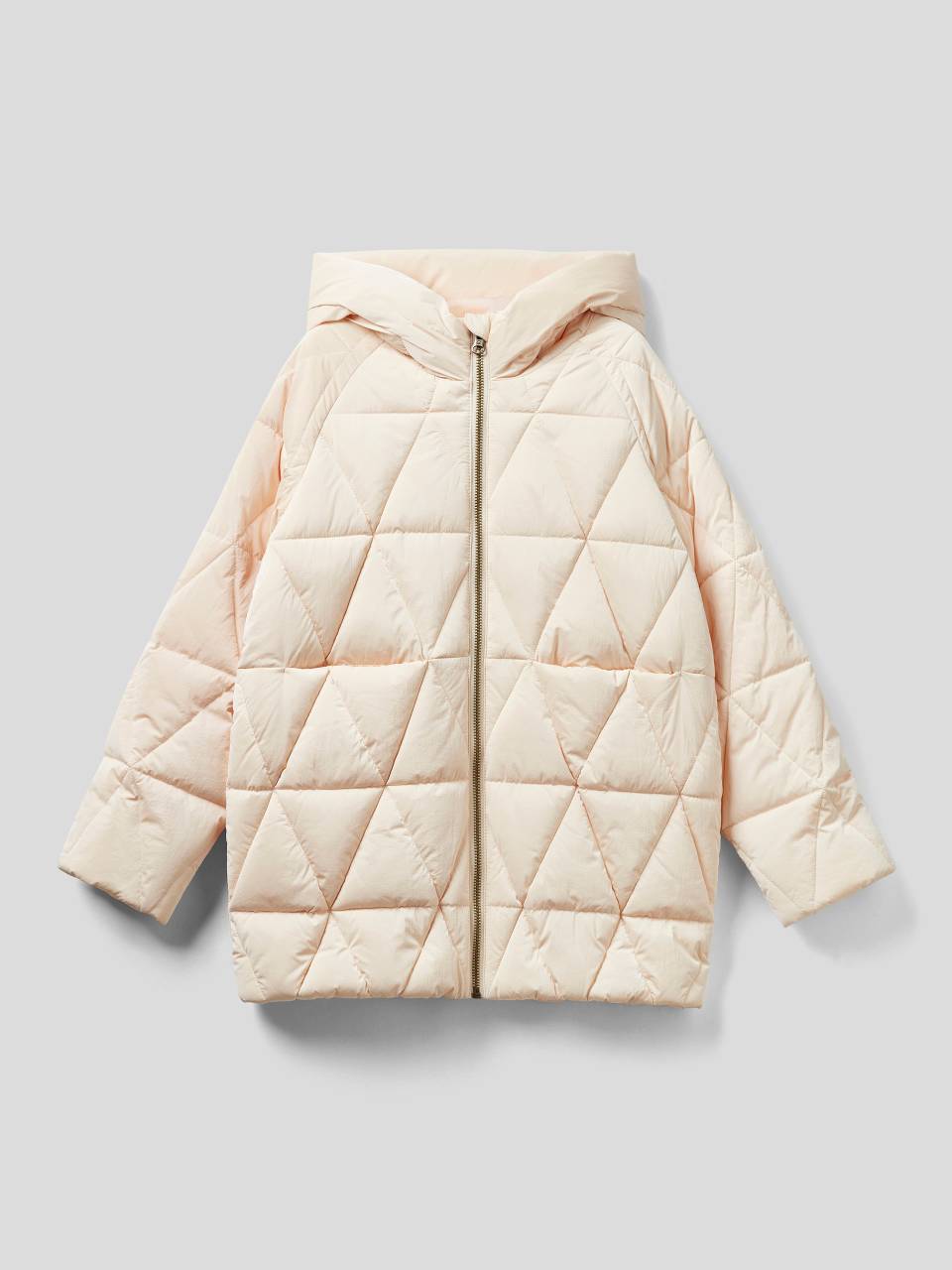 Benetton Long quilted jacket 20TKCN00R 80Y