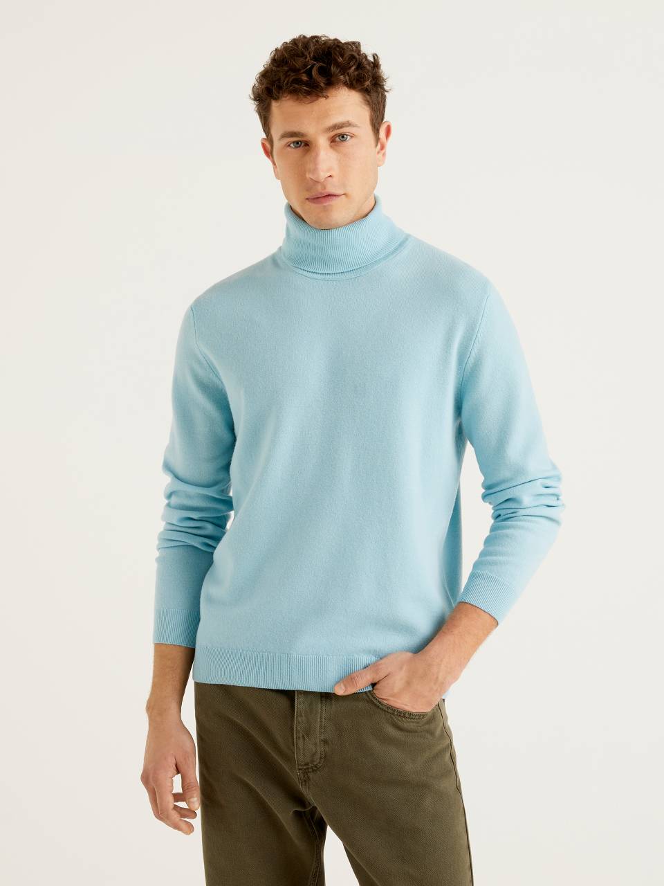 Turquoise turtleneck cheap